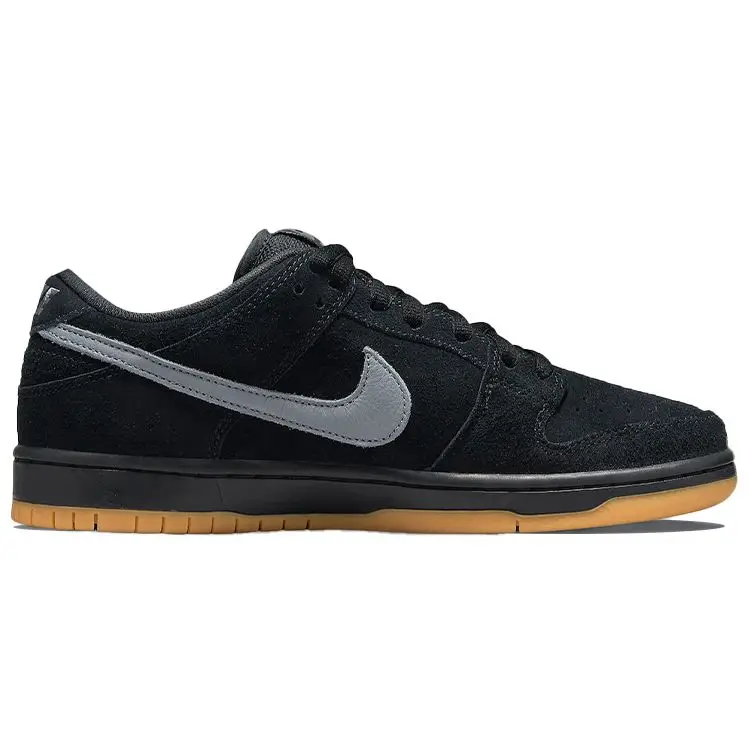 Sneakers Unisex Nike Dunk Low Pro SB Fog Nero Grigio Freddo Gomma BQ6817-010 36 miniatura 2