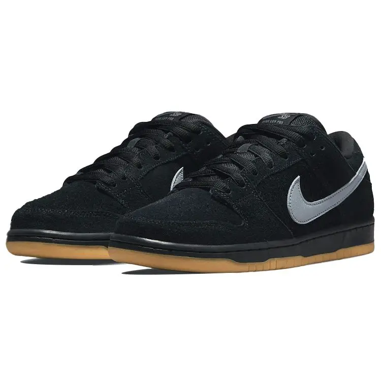 Sneakers Unisex Nike Dunk Low Pro SB Fog Nero Grigio Freddo Gomma BQ6817-010 36 miniatura 4