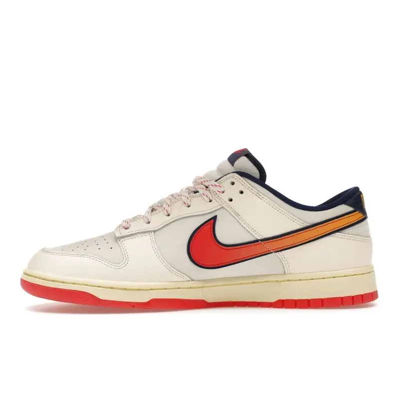 Sneakers Unisex Nike Dunk Low Retro Pack Crema Avorio Pallido Rosso Chiaro HV5749-110 37 5 miniatura 2