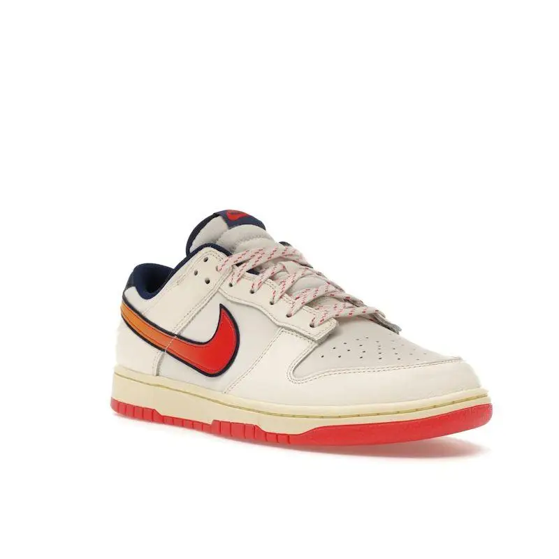 Sneakers Unisex Nike Dunk Low Retro Pack Crema Avorio Pallido Rosso Chiaro HV5749-110 43 miniatura 4