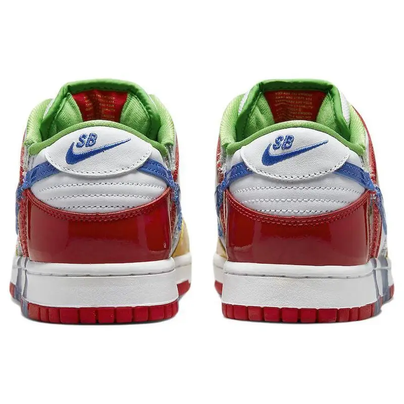 Nike Sneakers Unisex Dunk Low SB Sandy Bodecker Multicolor Bianco e miniatura 3