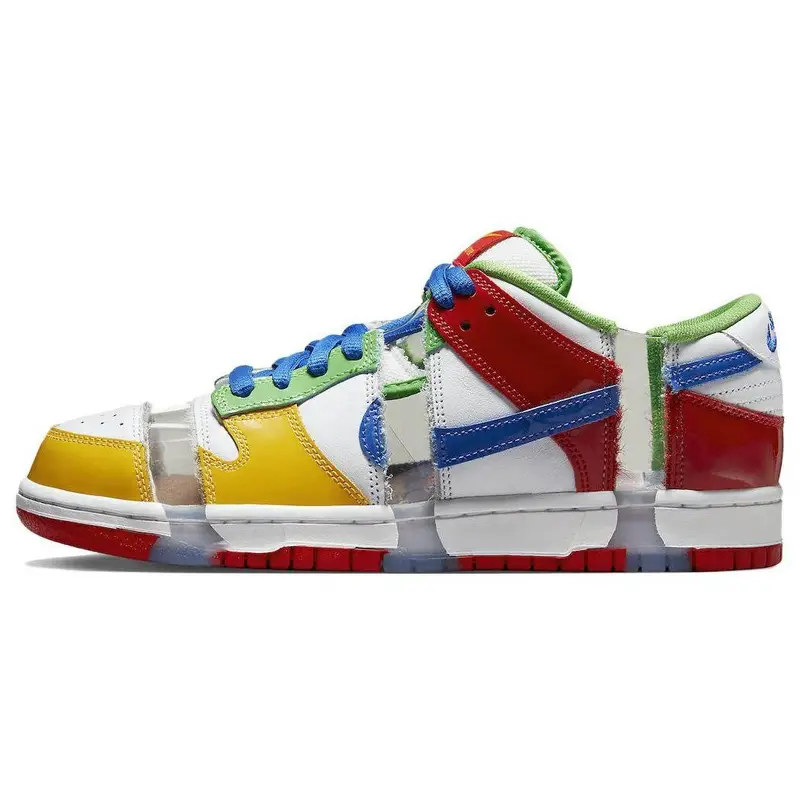 Nike Sneakers Unisex Dunk Low SB Sandy Bodecker Multicolor Bianco e