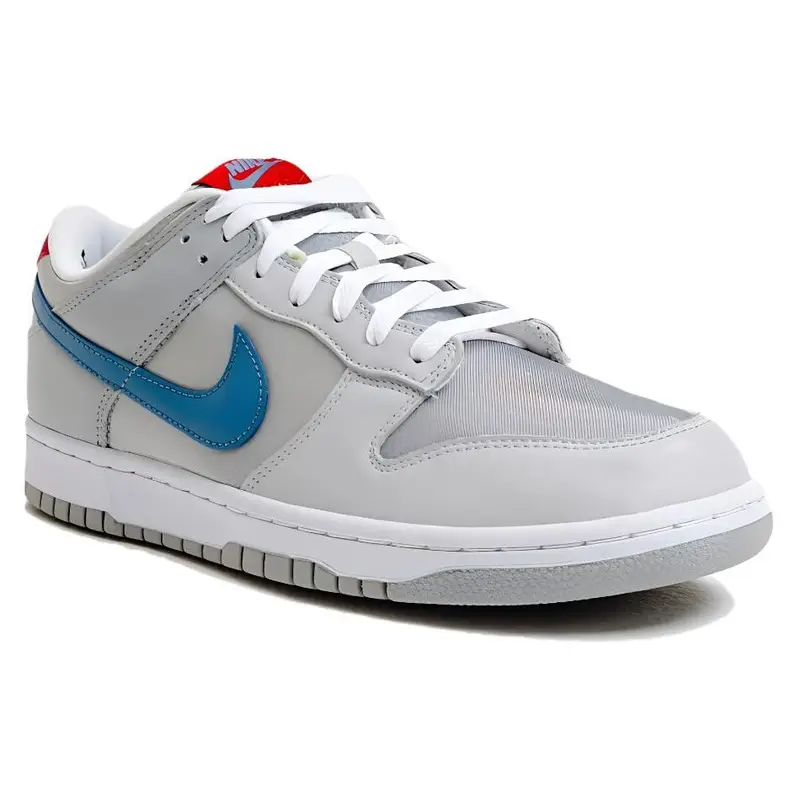 Sneakers Unisex Nike Dunk Low Silver Surfer 2024 Argento Metallizzato Grigio Neutro Argento Piatto HF0391-001 44 5 miniatura 2