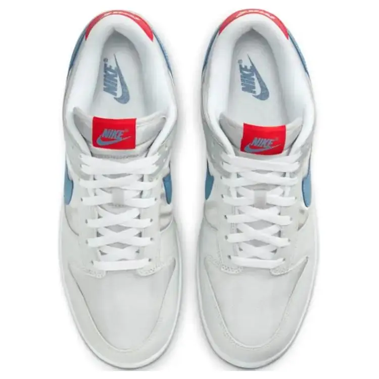 Sneakers Unisex Nike Dunk Low Silver Surfer 2024 Argento Metallizzato Grigio Neutro Argento Piatto HF0391-001 47 5 miniatura 4