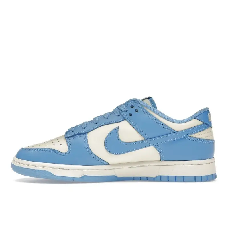 Sneakers Unisex Nike Dunk Low University Blue Latte di Cocco Rosso Palestra Vela Bianco DV0833-113 47 5 miniatura 4