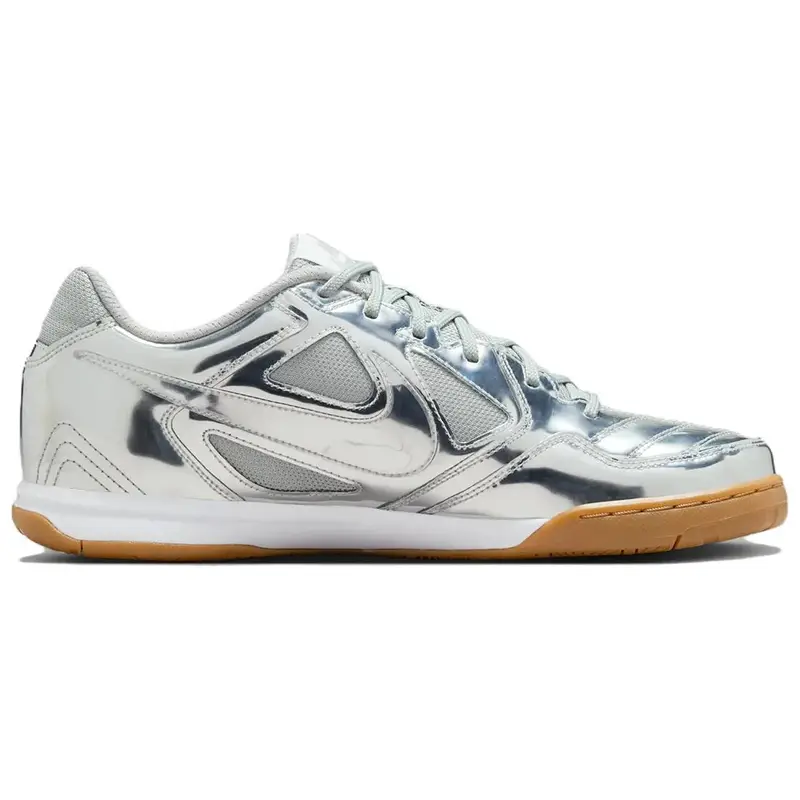 Sneakers Unisex Nike Gato LV8 Chrome Argento Metallizzato-Argento Bianco IB3566-001 47 miniatura 2