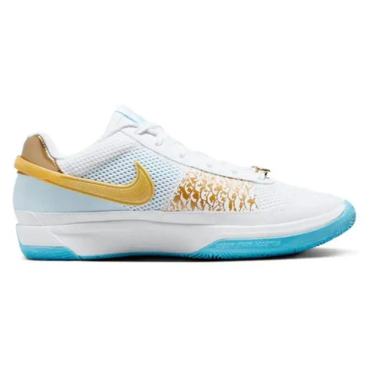 Sneakers Unisex Nike Ja 1 EP Capodanno Cinese Bianco Game-Royal Platino Puro FV1291-100 44 miniatura 2