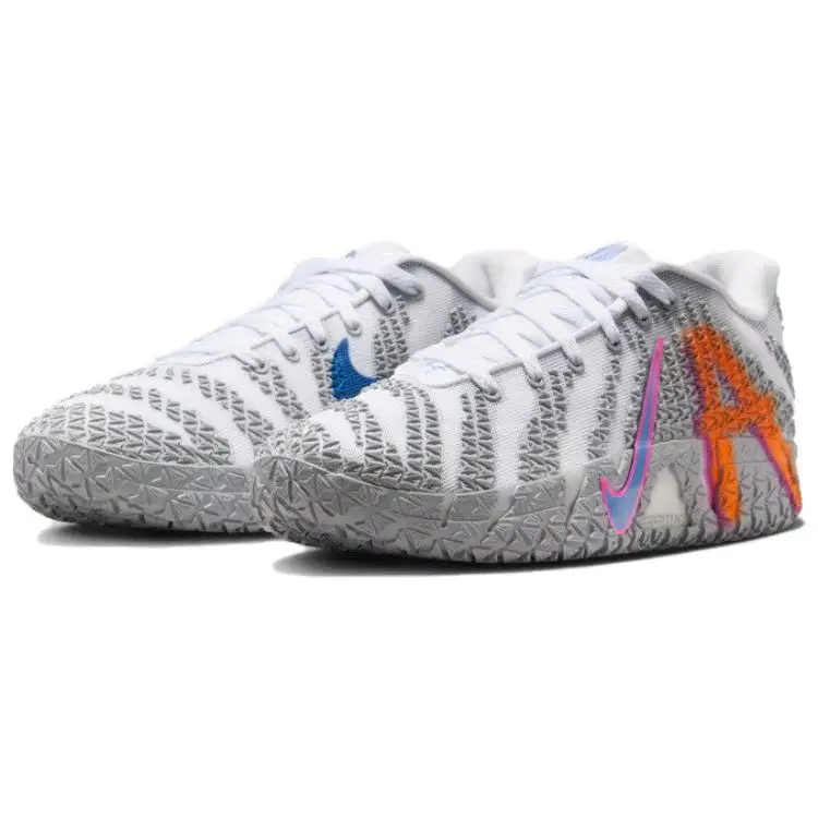 Sneakers Unisex Nike Ja 3 EP Light Show Grigio Bianco Dusty-Cactus HF2794-100 42 miniatura 4