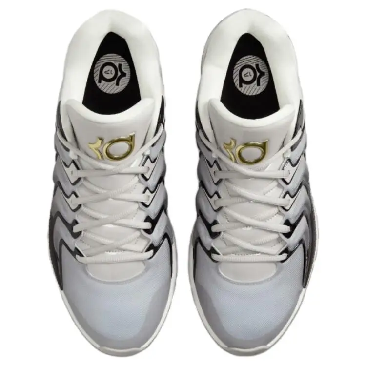 Sneakers Unisex Nike KD 17 EP Light Iron Ore Oro Metallizzato Grigio FJ9488-003 47 5 miniatura 3