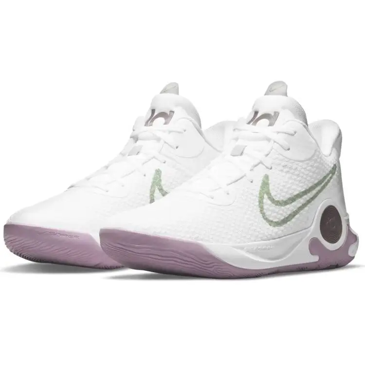 Sneakers Unisex Nike KD Trey 5 IX EP Bianche Lime Viola Summit-White Lime-Glow DJ6922-100 43 miniatura 4