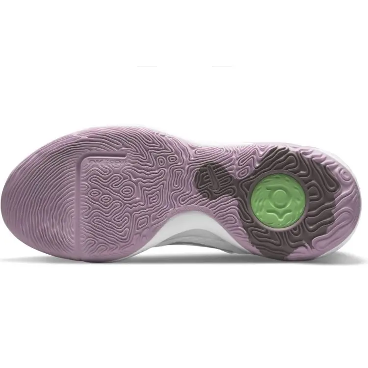 Sneakers Unisex Nike KD Trey 5 IX EP Bianche Lime Viola Summit-White Lime-Glow DJ6922-100 43 miniatura 5