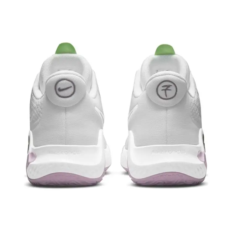 Sneakers Unisex Nike KD Trey 5 IX EP Bianche Lime Viola Summit-White Lime-Glow DJ6922-100 45 miniatura 2
