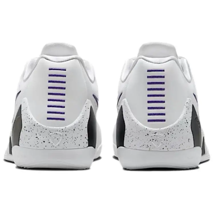 Sneakers Unisex Nike Kobe 9 EM Protro TB Lakers Home Bianco Viola Campo IH1401-100 47 5 miniatura 5