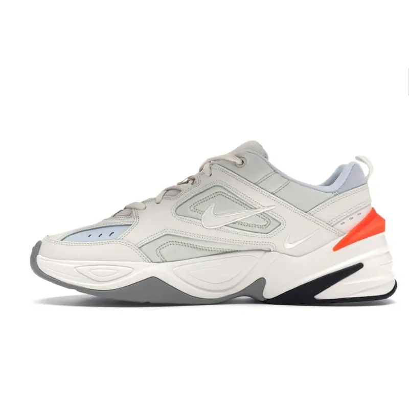 Sneakers Unisex Nike M2K Tekno Phantom Crema Argento Opaco Ipercrimson Grigio Petrolio AV4789-001 45 5 miniatura 2