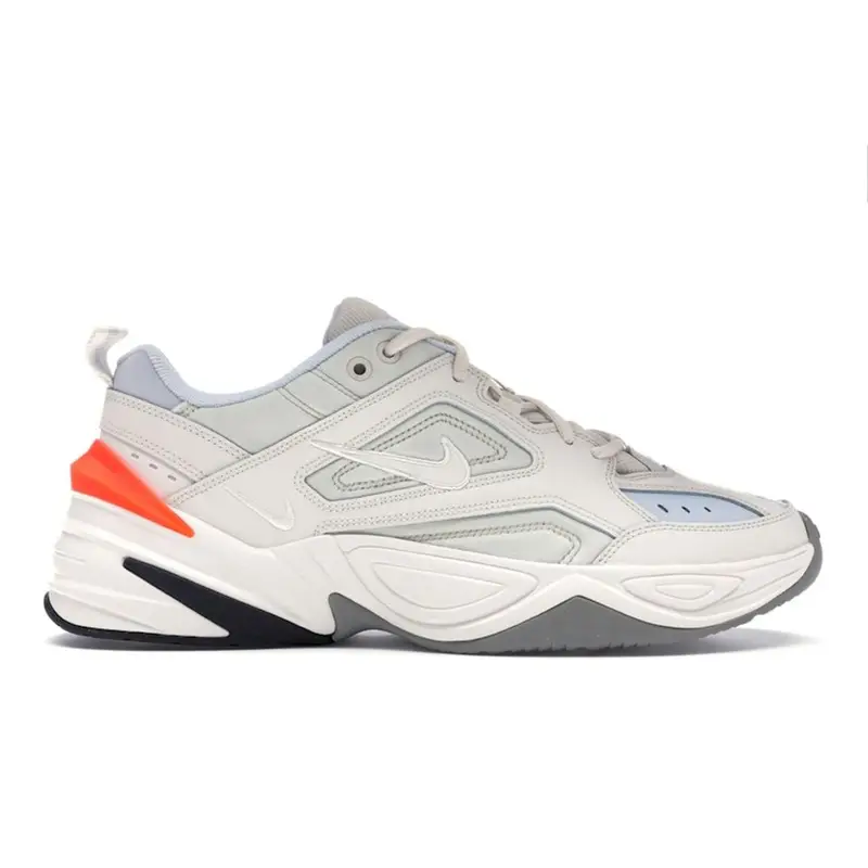 Sneakers Unisex Nike M2K Tekno Phantom Crema Argento Opaco Ipercrimson Grigio Petrolio AV4789-001 45 5
