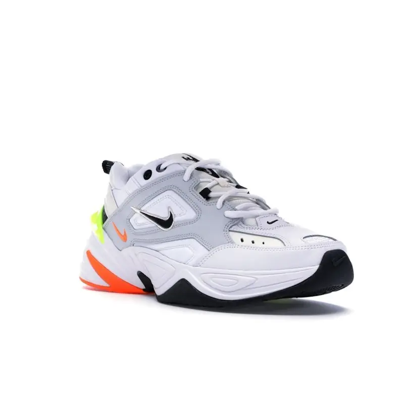 Sneakers Unisex Nike M2K Tekno Platino Puro Bianco Nero-Vela-Bianco AV4789-004 40 miniatura 2