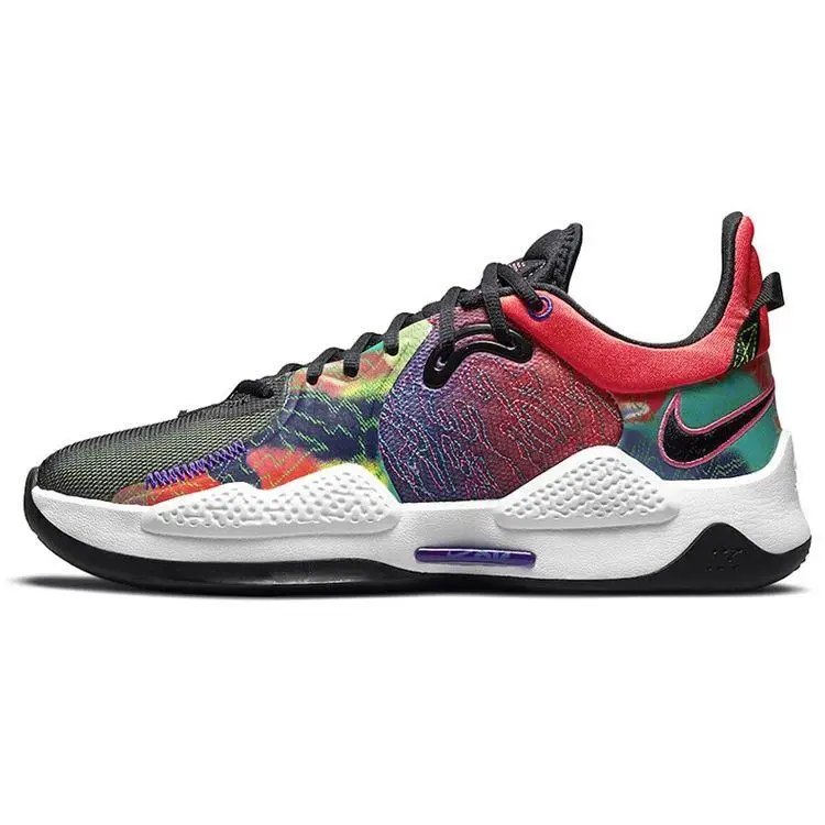 Sneakers Unisex Nike PG 5 EP Multicolor Crimson Brillante Viola Intenso Volt Appena CW3146-600 47 5