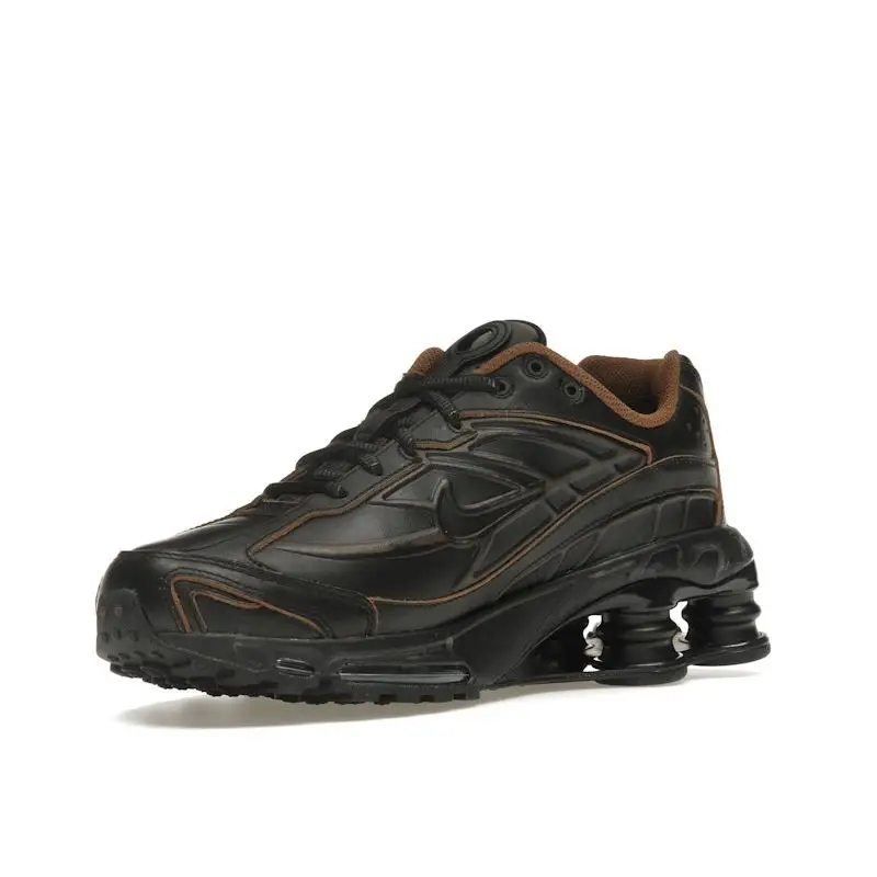 Nike Sneakers Unisex Shox Ride 2 Premium Nero e Marrone Chiaro miniatura 3