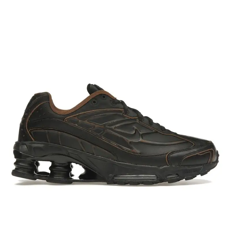 Nike Sneakers Unisex Shox Ride 2 Premium Nero e Marrone Chiaro