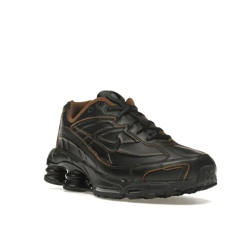 Nike Sneakers Unisex Shox Ride 2 Premium Nero e Marrone Chiaro miniatura 4