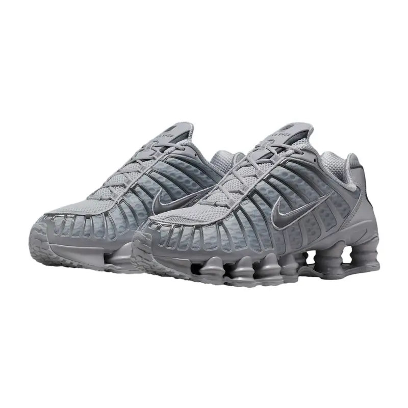 Sneakers Unisex Nike Shox TL Grigio Lupo Grigio Ferro AV3595-015 39 miniatura 2
