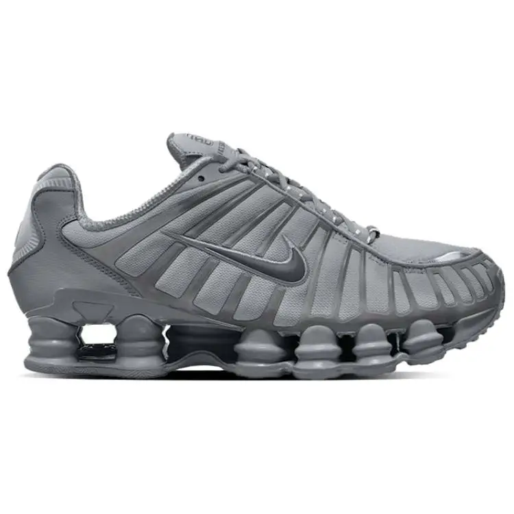 Sneakers Unisex Nike Shox TL Grigio Lupo Grigio Ferro AV3595-015 39 miniatura 3