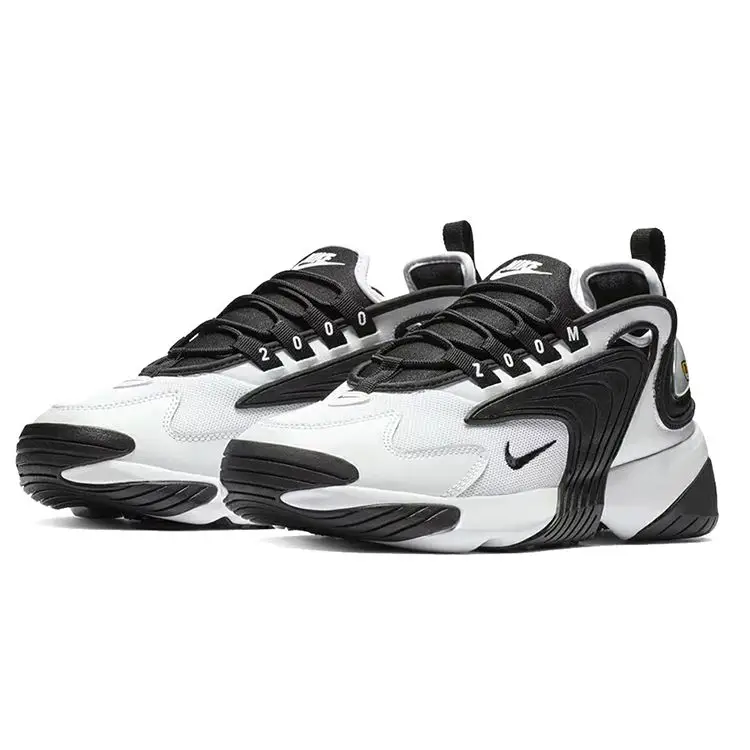 Sneakers Unisex Nike Zoom 2K Bianche Nere AO0269-101 46 miniatura 3