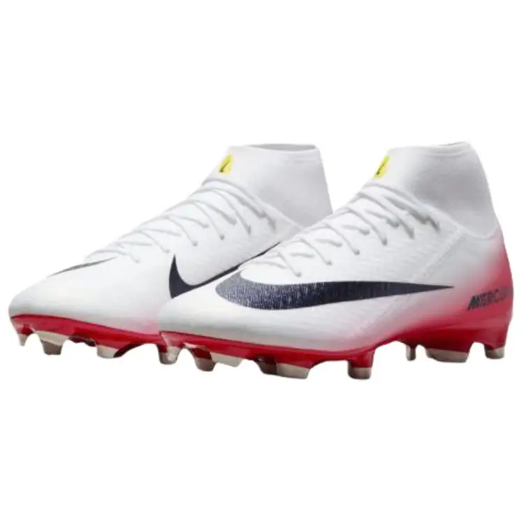 Sneakers Unisex Nike Zoom Mercurial Superfly 10 Academy LV8 MG Fear Nothing Pack Bianco Rosso Universitario Blu Scuro HJ7311-600 44 5 miniatura 3