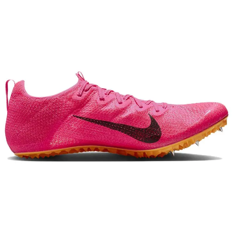 Sneakers Unisex Nike Zoom Superfly Elite 2 Iper Rosa Arancione Laser-Arancione Nero CD4382-600 44 5 miniatura 5