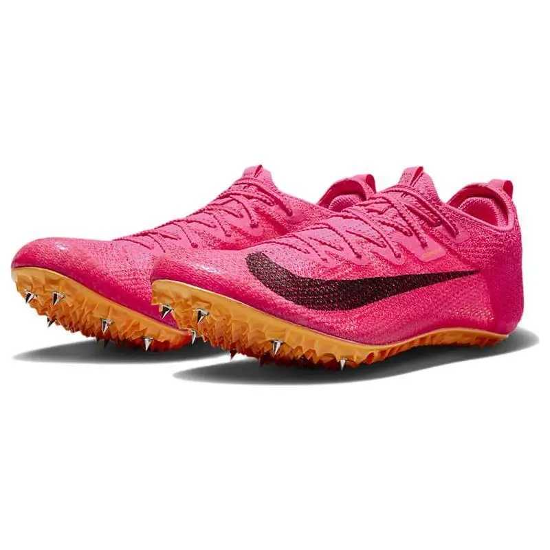 Sneakers Unisex Nike Zoom Superfly Elite 2 Iper Rosa Arancione Laser-Arancione Nero CD4382-600 48 5 miniatura 2
