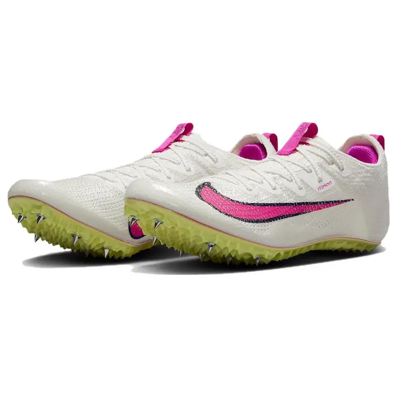 Sneakers Unisex Nike Zoom Superfly Elite 2 Vela Rosa Acceso Crema Limone Chiaro Twist Nero CD4382-101 40 5 miniatura 5