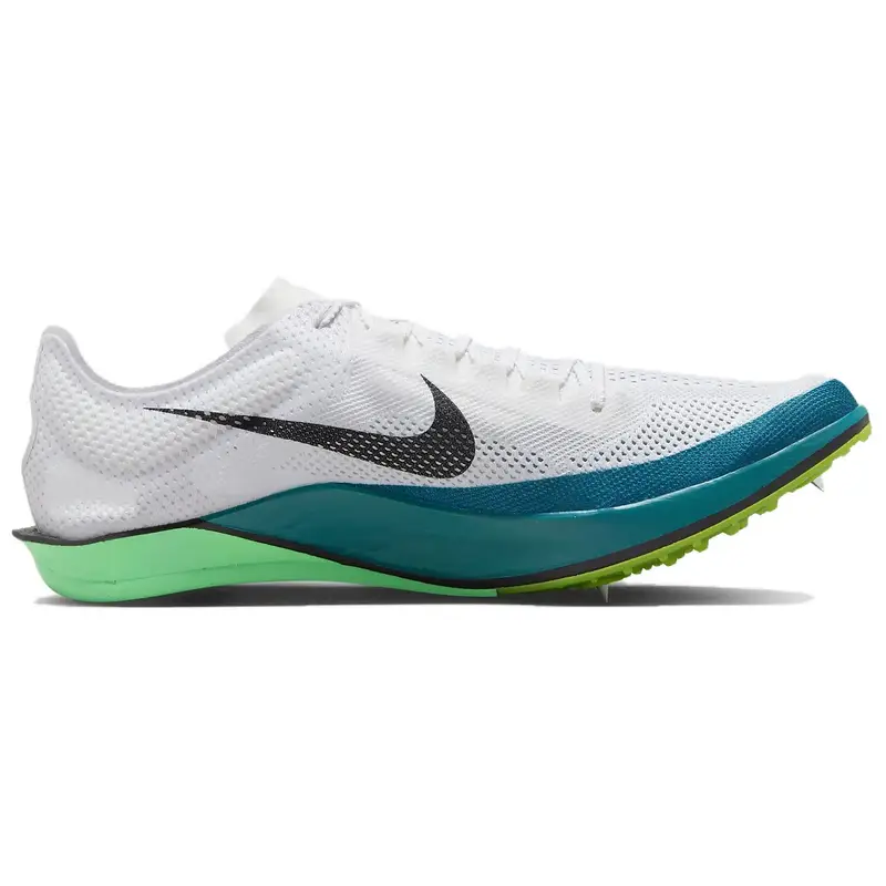 Sneakers Unisex Nike ZoomX Dragonfly 2 Elite Bianco Abete Brillante Verde Vapore Nero FZ9315-102 41 miniatura 3