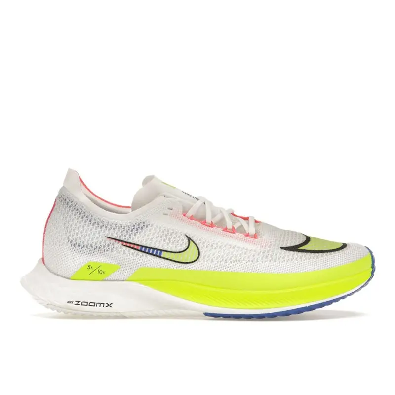 Sneakers Unisex Nike ZoomX Streakfly Premium Bianco Blu Racer Volt Nero Giallo Fluorescente Rosso Brillante DX1626-100 45