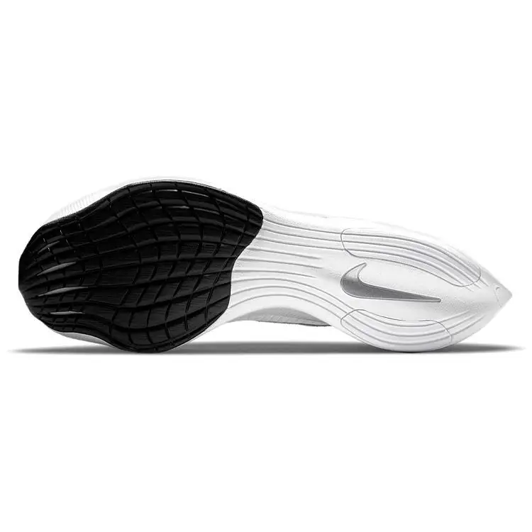 Sneakers Unisex Nike ZoomX Vaporfly NEXT% 2 Bianco Argento Metallizzato Nero CU4111-100 46 miniatura 5