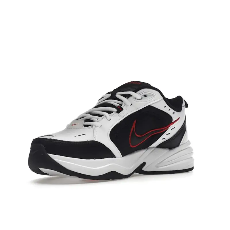 Sneakers Uomo Nike Air Monarch IV Bianco Nero Rosso Varsity-Red 415445-101 38 5 miniatura 2
