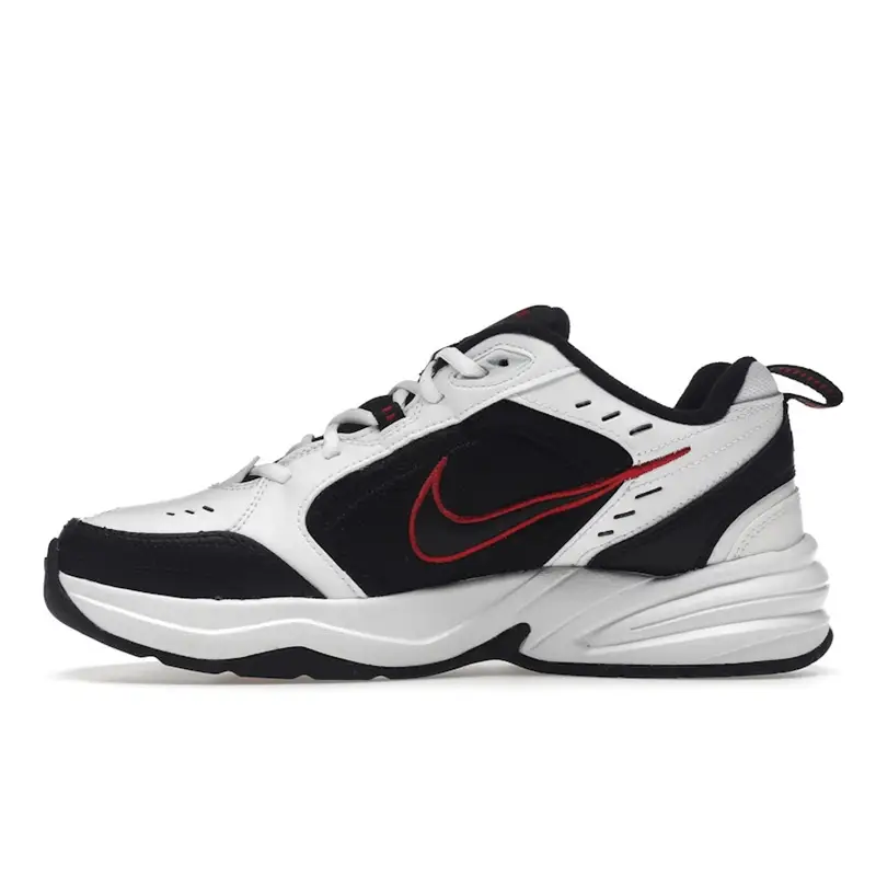 Sneakers Uomo Nike Air Monarch IV Bianco Nero Rosso Varsity-Red 415445-101 40 miniatura 5