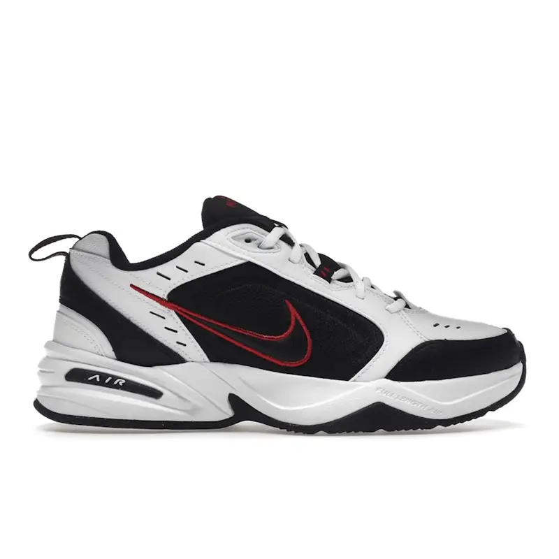 Sneakers Uomo Nike Air Monarch IV Bianco Nero Rosso Varsity-Red 415445-101 40