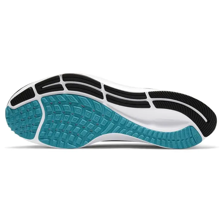 Sneakers Uomo Nike Air Zoom Pegasus 38 Nero Argento Metallico Bianco Blu Cloro CW7356-003 44 5 miniatura 2