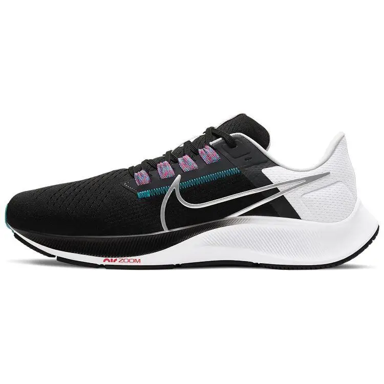 Sneakers Uomo Nike Air Zoom Pegasus 38 Nero Argento Metallico Bianco Blu Cloro CW7356-003 44 5