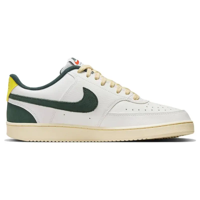 Sneakers Uomo Nike Court Vision Low Sail Pro Green Bianco Rosso Piccante FD0320-133 42 miniatura 5