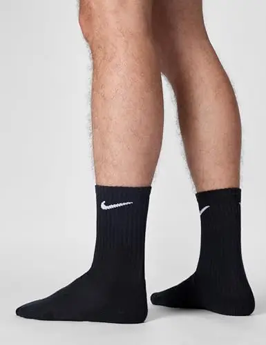 Nike Socks Everyday Ltwt, Calzini Uomo, Nero, S miniatura 3
