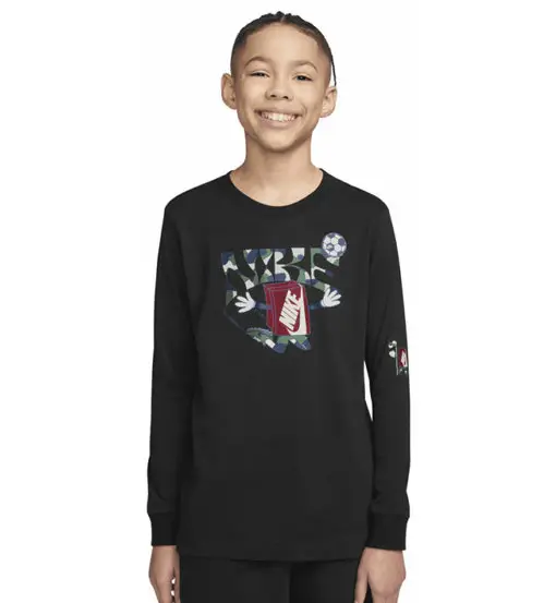 Sportswear Boxy Jr - maglia maniche lunghe - ragazzo Black