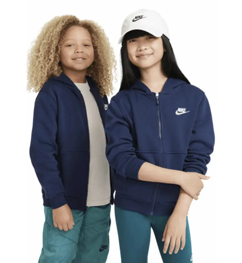 Sportswear Club Fleece Jr - felpa con cappuccio - bambino Blue