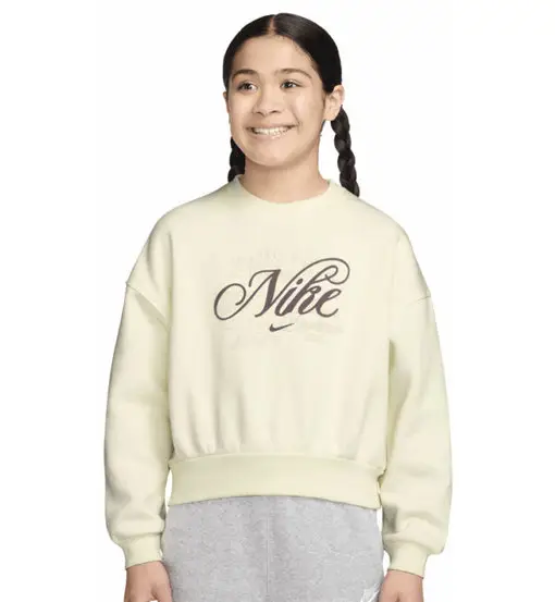 Sportswear Club Fleece Jr - felpa - ragazza Beige