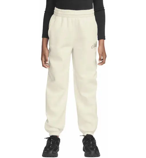 Sportswear Club Fleece Jr - pantaloni fitness - ragazza Beige