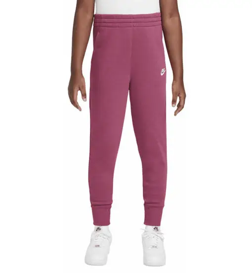Sportswear Club Fleece Jr - pantaloni fitness - ragazza Dark Pink