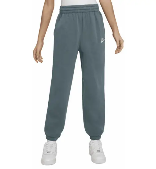 Sportswear Club Fleece Jr - pantaloni fitness - ragazza Green