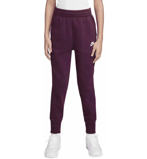 Sportswear Club Fleece Jr - pantaloni fitness - ragazza Red