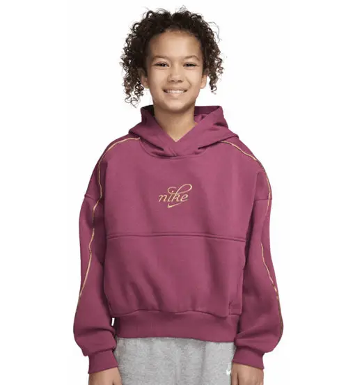 Sportswear Club Jr - felpa con cappuccio - ragazza Light Pink