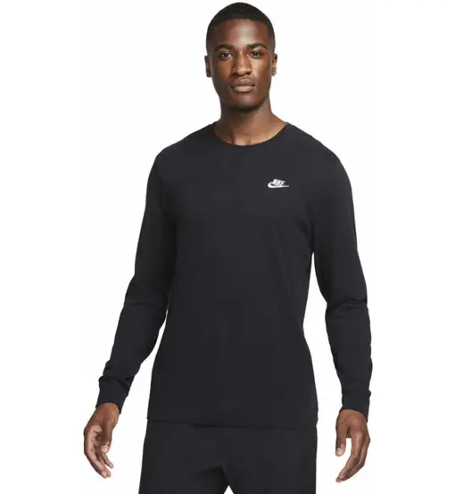 Sportswear Club - maglia maniche lunghe - uomo Black